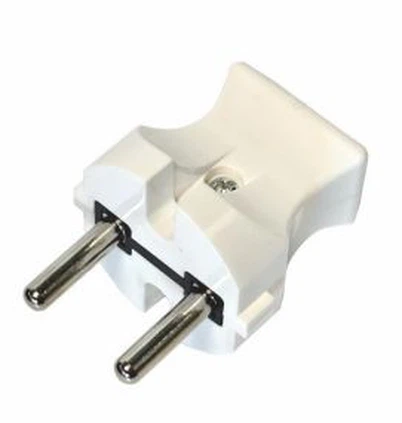 Plwg Pŵer Trydanol 2 Pin Arddull Ewropeaidd